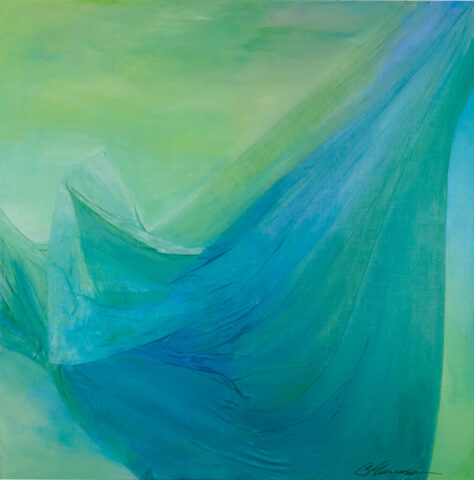 Tranquility | mixed media on canvas | 38" x 38" | Original, $1,600 *SOLD!