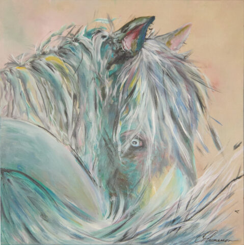 Vibration | mixed media on canvas | 26"x26" | Original, $950