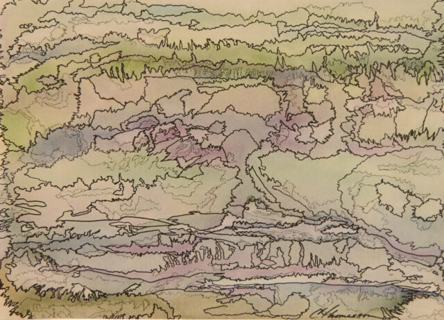 Major Thom | watercolor and ink | 17" x 21" | Original, $475